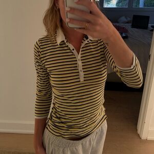 Burberry quarter sleeve top